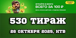 Проверить билет 530 тиража Золотой подковы
