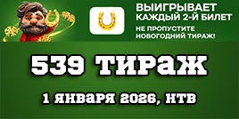 Проверить билет Золотая подкова 539 тираж